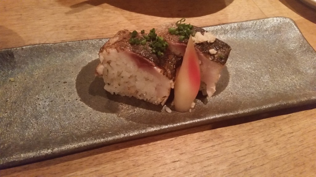 恵比寿くおんの鯖寿司