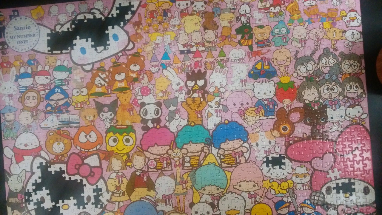 梅雨の暇つぶしに買ったサンリオパズル1000ピースの感想