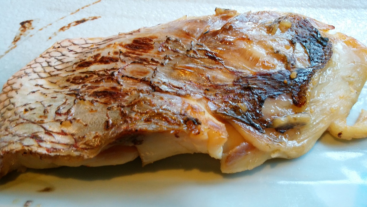 六本木の和食「魚可津」の鯛の味噌漬焼き